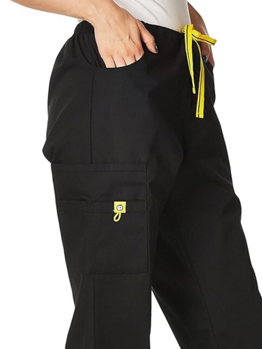 WONDERWINK Black Scrub Pants - Picture 2 of 11